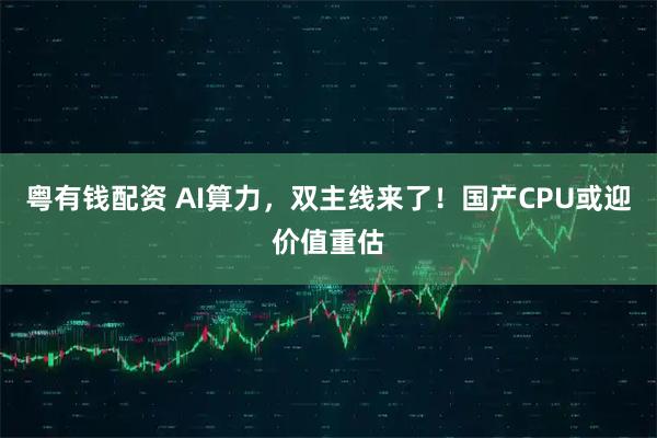 粤有钱配资 AI算力，双主线来了！国产CPU或迎价值重估